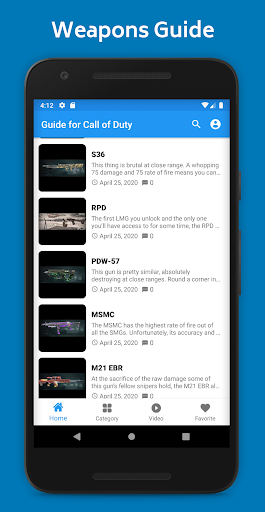 Guide for Call Of Duty Mobile - صورة للبرنامج #5