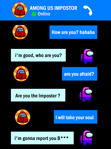 Video Call for Among Us Imposter & Crewmate Prank - صورة للبرنامج #15