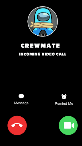 Video Call for Among Us Imposter & Crewmate Prank - صورة للبرنامج #2