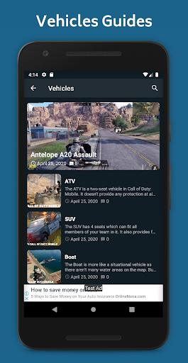 Guide for Call Of Duty Mobile - صورة للبرنامج #4