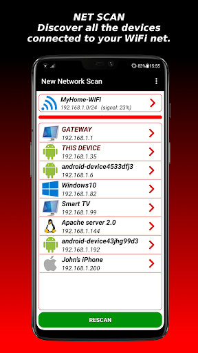 RedBox - Network Scanner - صورة للبرنامج #2