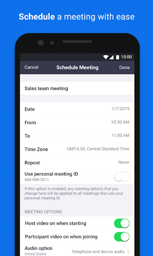 ZOOM Cloud Meetings - صورة للبرنامج #5
