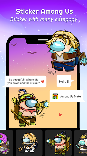 Among Us Maker Skin - Among Us Wallpaper - صورة للبرنامج #7