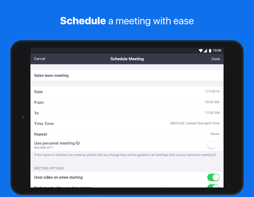 ZOOM Cloud Meetings - صورة للبرنامج #15