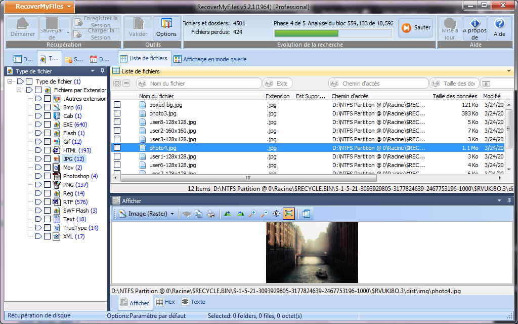 برنامج استرجاع الملفات المحذوفة 6.1.2 Recover My Files Rocover-my-files-1024x640
